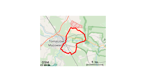 Tomaszów - Spała - Glinnik