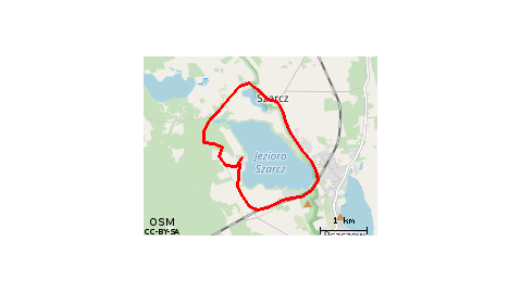 Czasówka wokół jezior Szarcz Duży i Szarcz Mały 