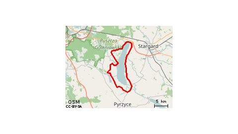 Miedwie (przejazd trasy maratonu MTB)