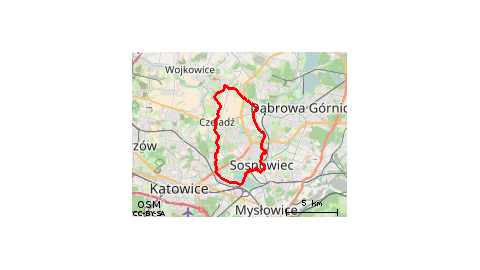 30.07.2017 11:18 B.Grodziec- Sosnowiec- Milowice- Czeladź- B. Grodziec