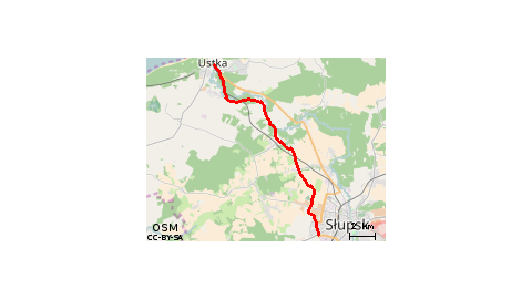 Słupsk Ustka dolina