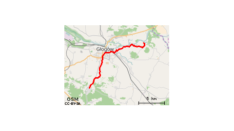 Jerzmanowa - Jaczów - Ruszowice - Głogów - Borków