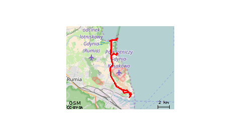 Gdynia Oksywie-Mechelinki-Rewa-GdyniaOks