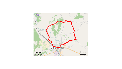 Ciechanów - Lipa -  Regimin - Ciechanów