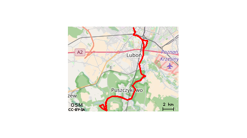 Poznań - Puszczykowo - Jezioro Góreckie 