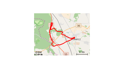 Rawicz -wiaduktŻylice-Załęcze-Rawicz