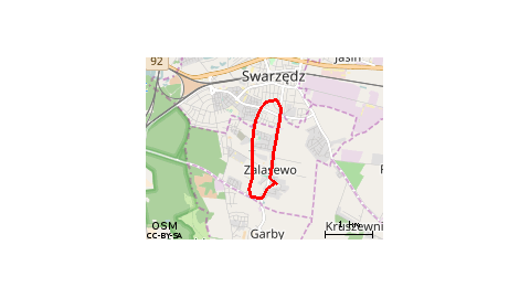 Trasa rozgrzewkowa - Zalasewo