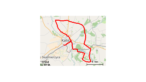 przez Kalisz i północno-wschodnie okolice