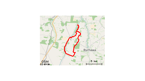 Piotrowice-Pawłów-Kiełczewice-Piotrowice