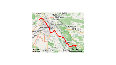 Pogorzel - Wał Miedzeszyński - Młociny