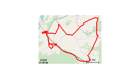 Boszkowo-Letnisko - Włoszakowice - Boszkowo-Letnisko - Grotniki - Włoszakowice - Dłużyna - Bukówiec Górny - Machcin - Bronikowo - Boguszyn - Krzycko Wielkie - Adamowo - Włoszakowice - Boszkowo-Letnisko - Ujazdowo 