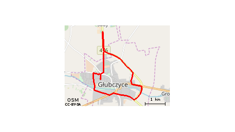 Chrobrego..obwodnica...Głubczyce Sady..Głubczyce 