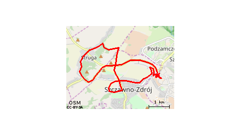 Piaskowa Góra - Szczawno Zdrój - Lubomin - Struga - Szczawno Zdrój - Piaskowa Góra 