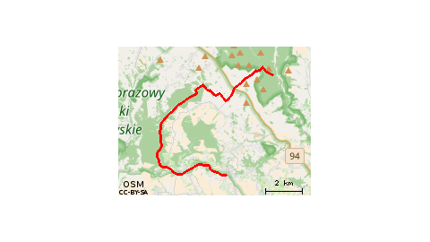 Ojcowski Park Brama Krakowska -Czajowice- Kawiory- Dolina Bętkowska-Kobylany-Bolechowice