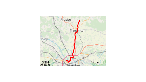 Komorowo-Trzebnica-Wrocław