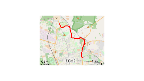 z Parku im. Jana Matejki na Radogoszcz