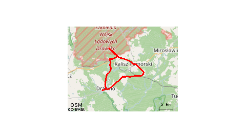 Drawno - Borowo - Kalisz Pom - Drawno