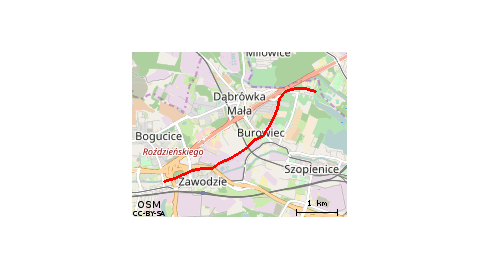 Propozycja bezkolizyjna Katowice Sosnow