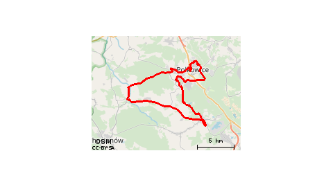 Polkowice-Parchów-Nowa Wieś-Polkowice