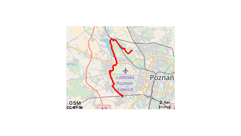 ???? Strzeszynek Kiekrz ? Plewiska /wykres przerwany/