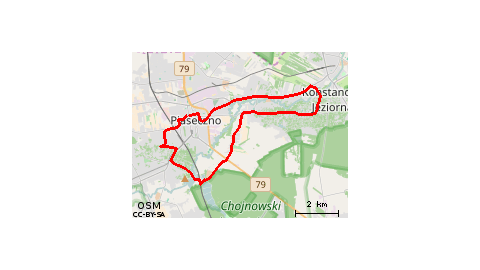 Piaseczno-Zalesie-Zabieniec-Konstancin