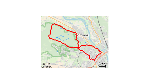 Bielany - Palmiry - Bielany