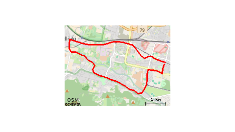 Kraków w stronę  Balickiej 