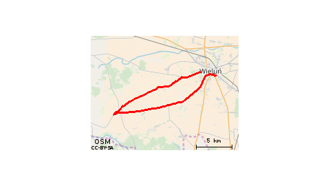 Wieluń Skomlin Wieluń 