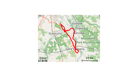 Kabaty - Góra Kalwaria - Czersk