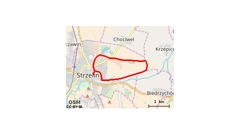 Strzelin Krzepicka Brzegową Strzelin