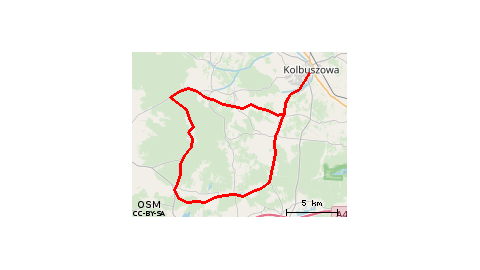 Kolbuszowa - Ocieka - Blizna - Niwiska - Kolbuszowa