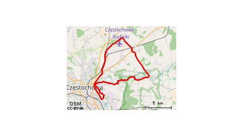 Częstochowa - Mstów - Rudniki - Częstochowa