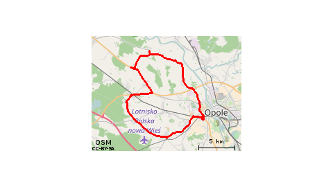 Opole - Niewodniki - Dąbrowa