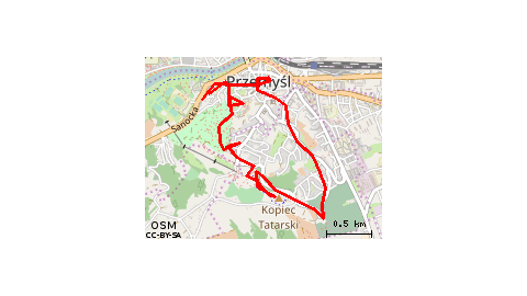 Na Kopiec Tatarski Parkiem