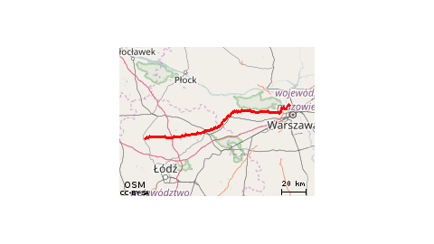 Warszawa - Łęczyca