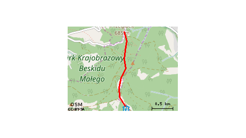 Z przegibka na Magórkę