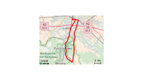 Poznań Mosina Czapury