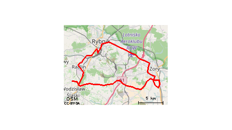 Wrębowa- Marklowice- Żory- Wrębowa