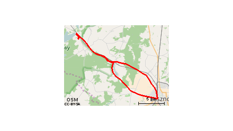 Boszkowo-Letnisko - Włoszakowice - Gołanice - Leszno - Wilkowice - Krzycko - Ujazdowo 