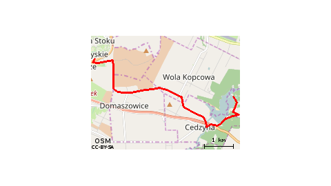 Kielce Wola Kopcowa Cedzyna