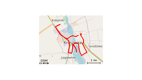 Trasa. Po Kruszwicy