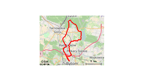Bytom - Chechło - Świerklaniec - Bytom