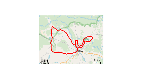 Bytów Dąbrówka Pomysk Dąbki 