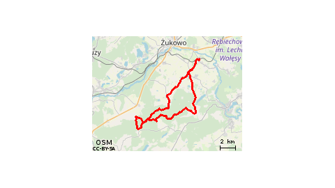 SP - Skrzeszewo - Leśniczówka Borcz - Czapielsk - SP 