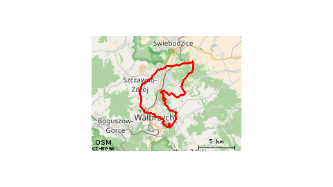 Wałbrzych - Niedźwiadki - Ptasia Kopa - Książański P.K.