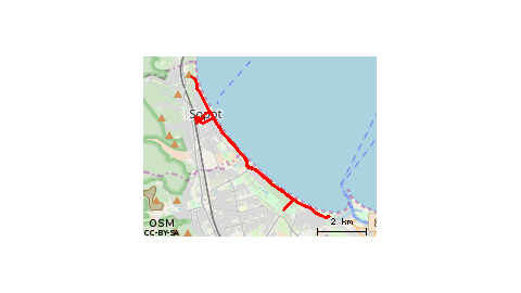 Wzdłuż Plaż Gdańska i Sopotu