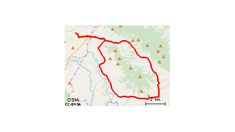 Kombornia-Haczów-Buków-Malinówka-Kombornia