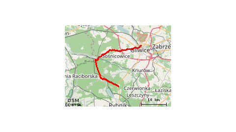 Gliwice - Sierakowice - Rybnik