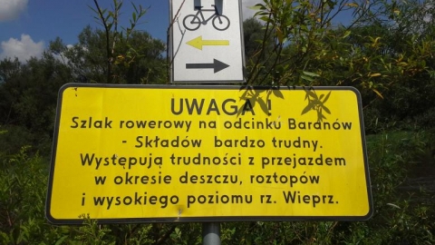 Żółty szlak (Pętla wokół gminy Baranów )