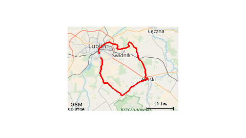 Lubin-Świdnik Lotnisko-Piaski-Chmiel-Lublin